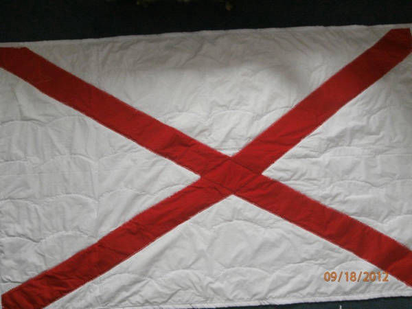 #798  Long Throw  Alabama Flag