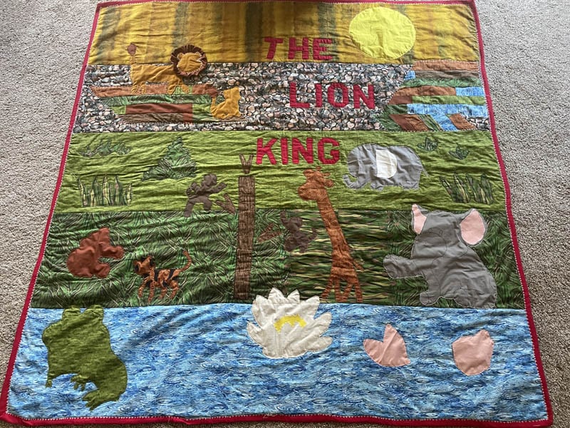 #1275 - Lion King and Friends Large Throw