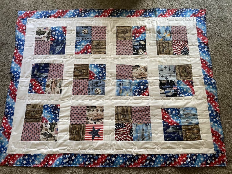#1276 - Military Branch Blocks, Large throw